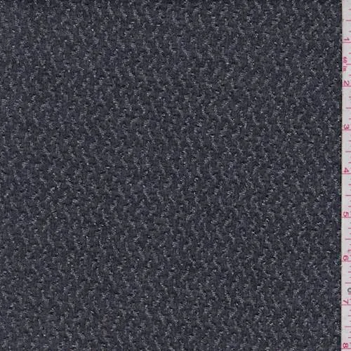 2 YD PC-Pewter Grey/Silver Texture Novelty Knit Fabric