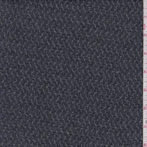 2 YD PC-Pewter Grey/Silver Texture Novelty Knit Fabric