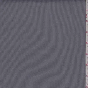 3 3/8 YD PC-Stone Grey Mini Rib Knit Fabric