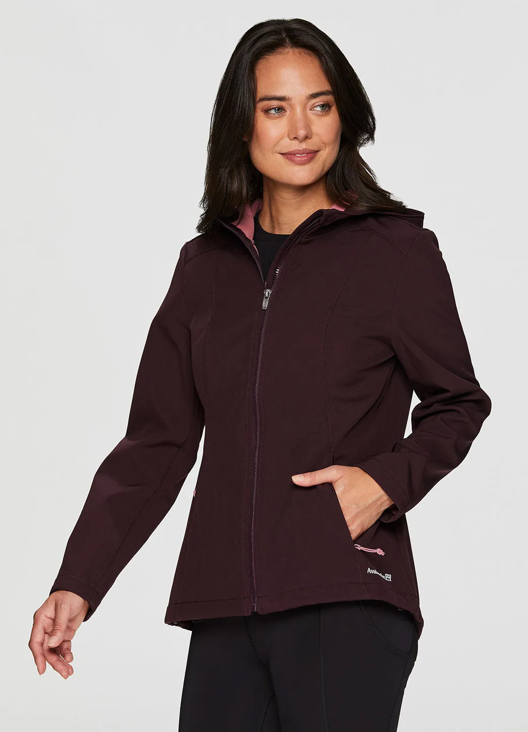 Amber Fleece Lined Soft Shell Hoodie Jacket