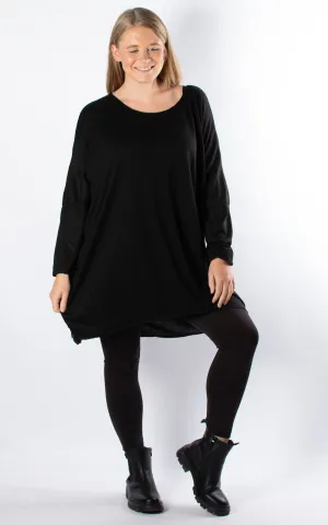 Amy Soft Knit Top | Black