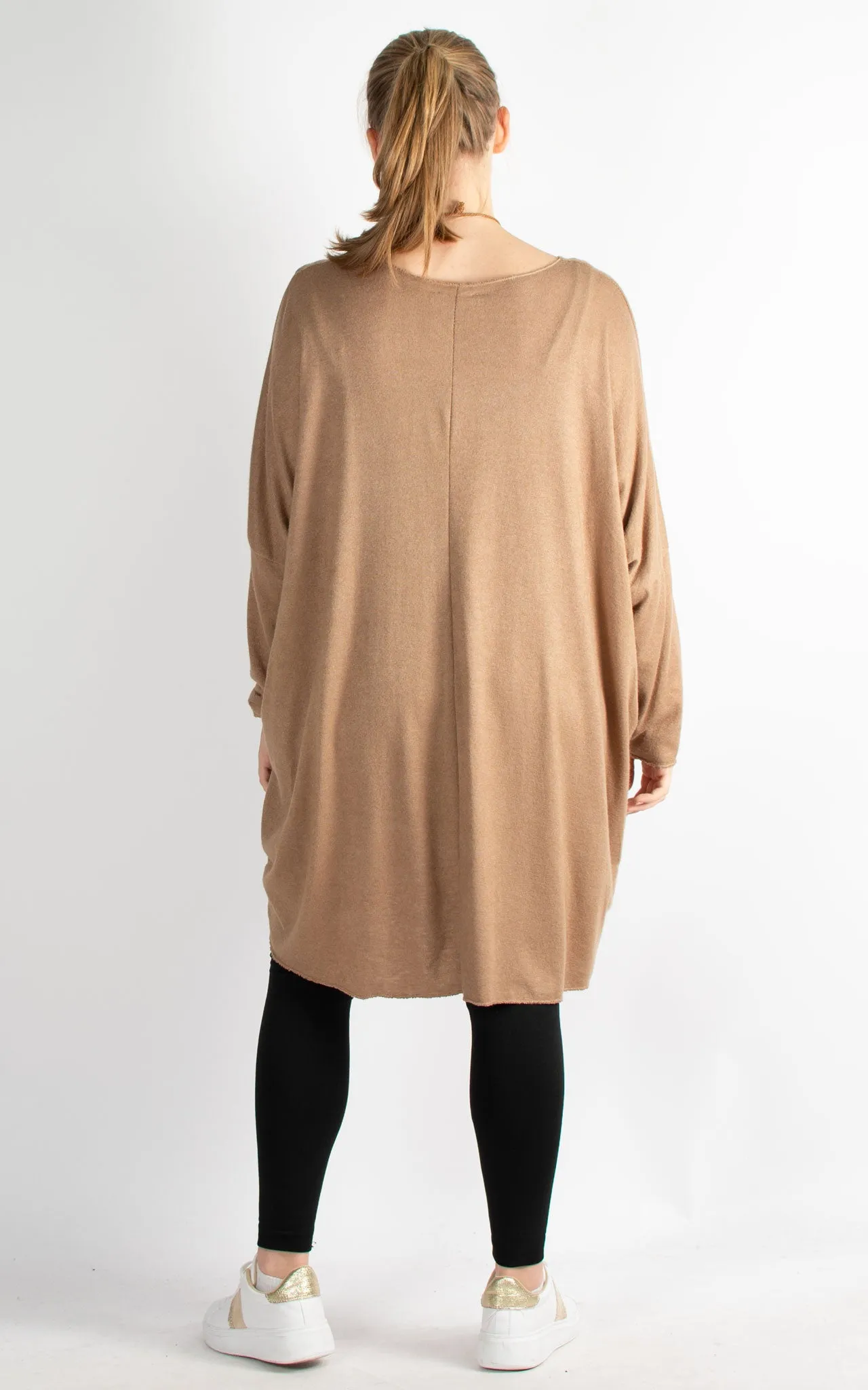 Amy Soft Knit Top | Camel