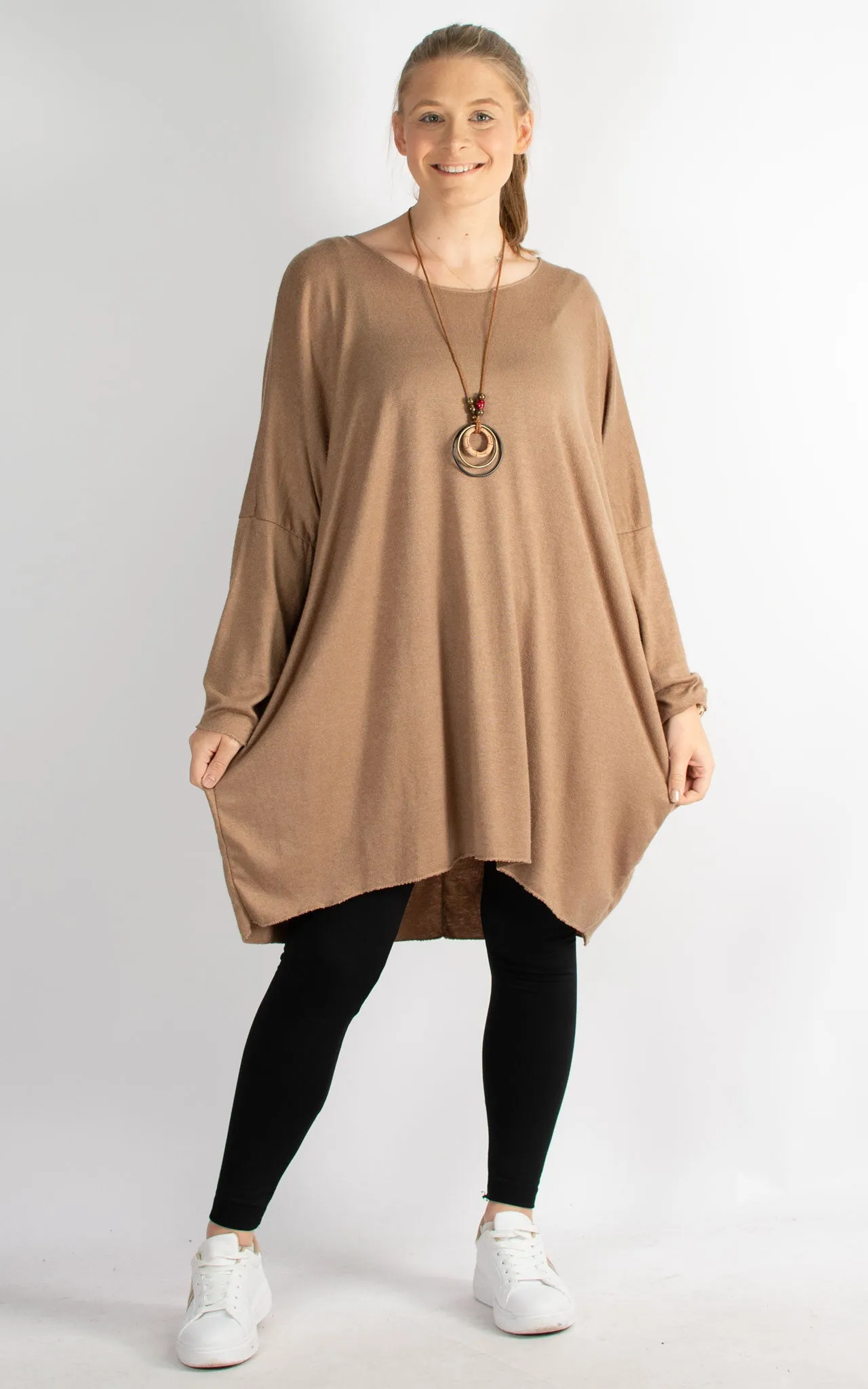 Amy Soft Knit Top | Camel