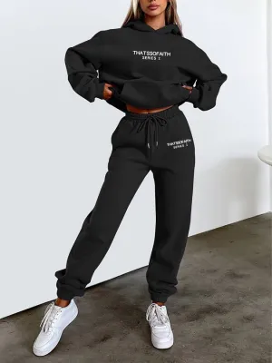 Andra - Sweatpants and Sweatshirt Set for Women