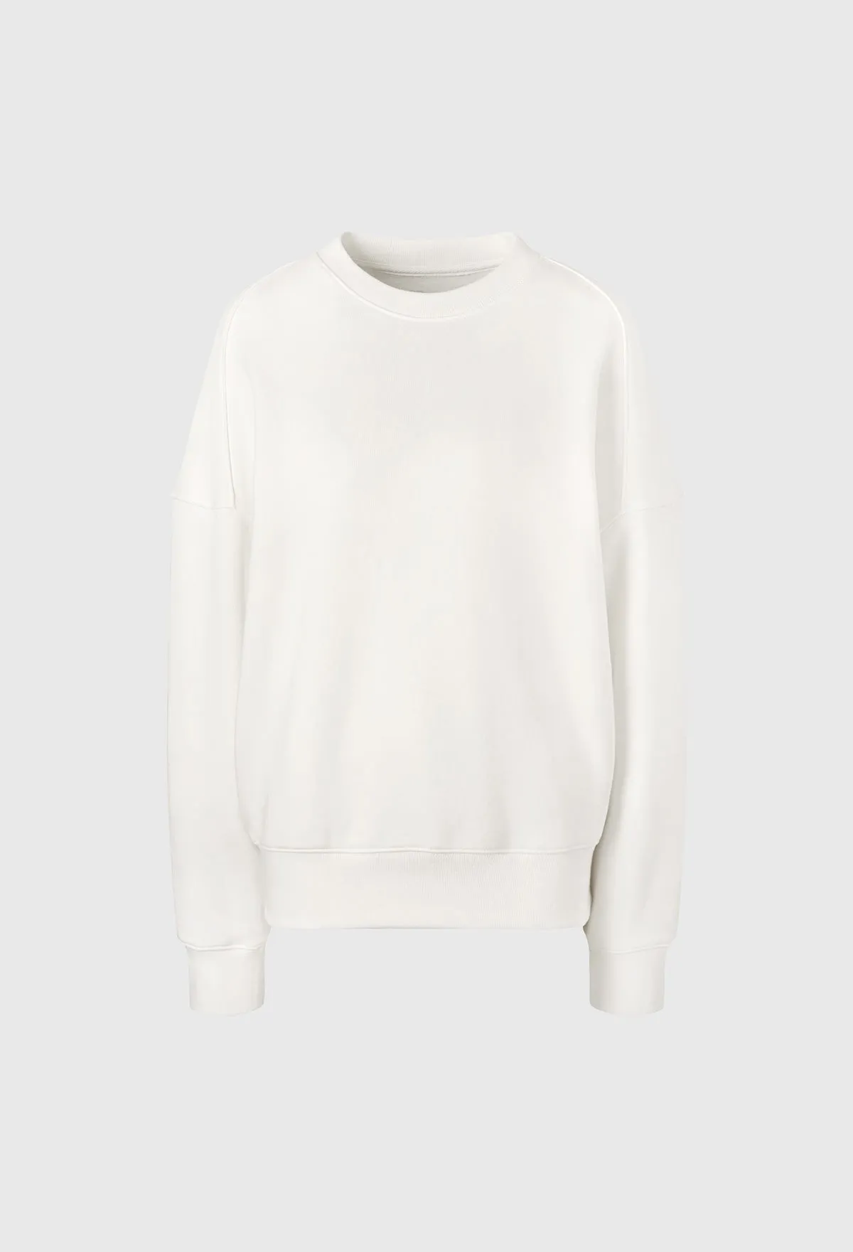 Basic R Zip-up Sweatshirt In Ivory