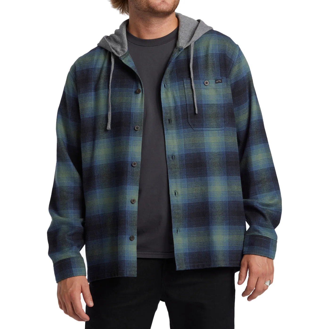 Billabong Baja Hooded Flannel Shirt