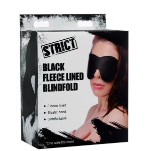 Black Fleece Lined Blindfold