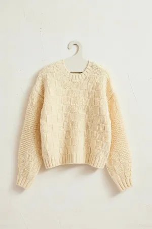 Block Knit Top