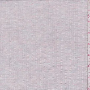 Blush/Grey Heather Rib Knit Fabric