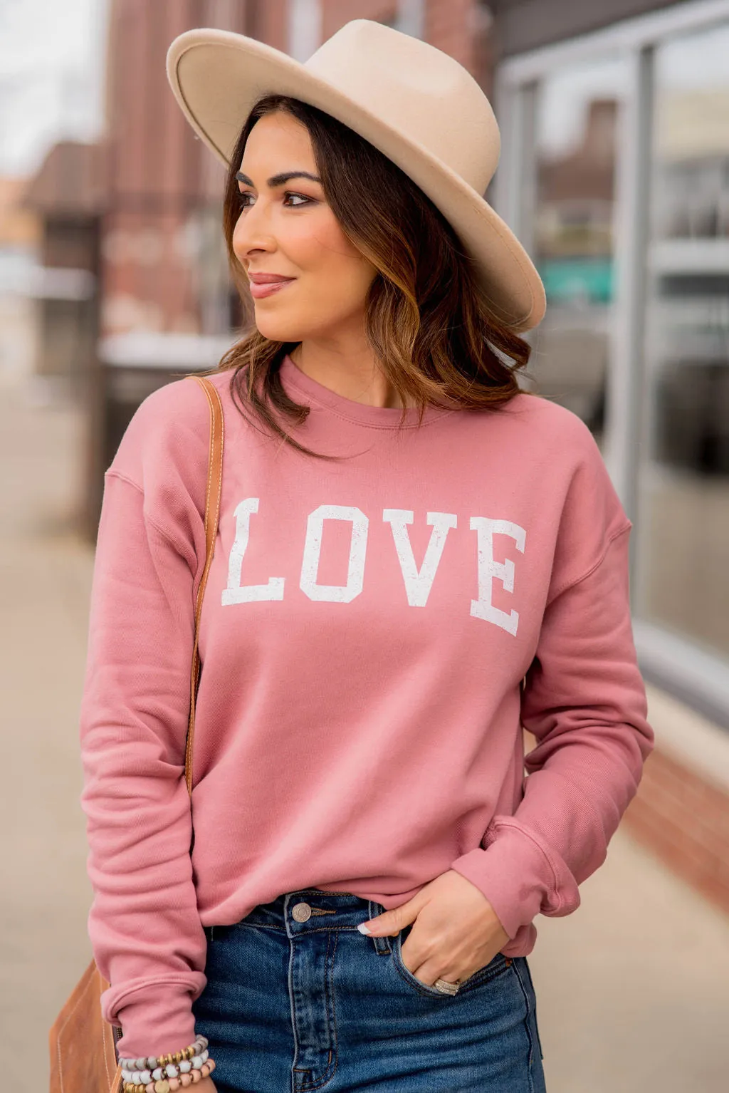 Bold Love Graphic Crewneck