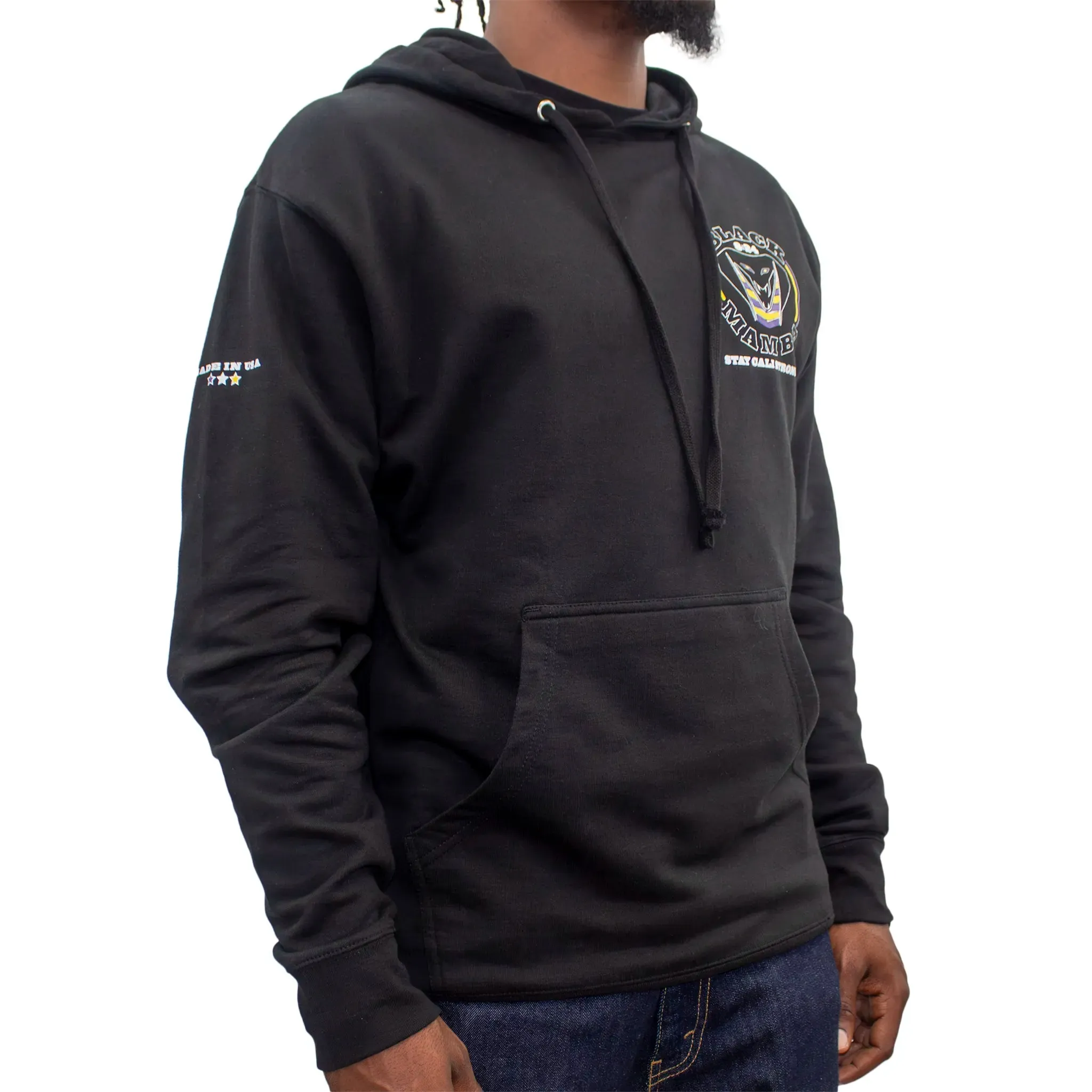 CALI Strong Black Mamba Black Hoodie