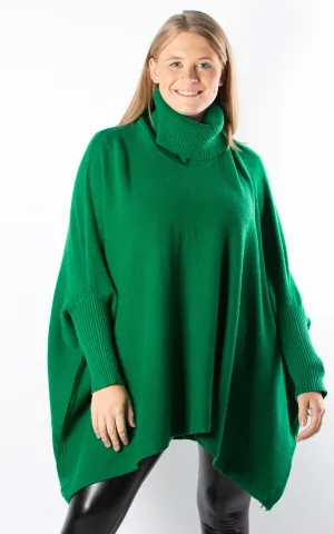 Charlotte Roll Neck | Green