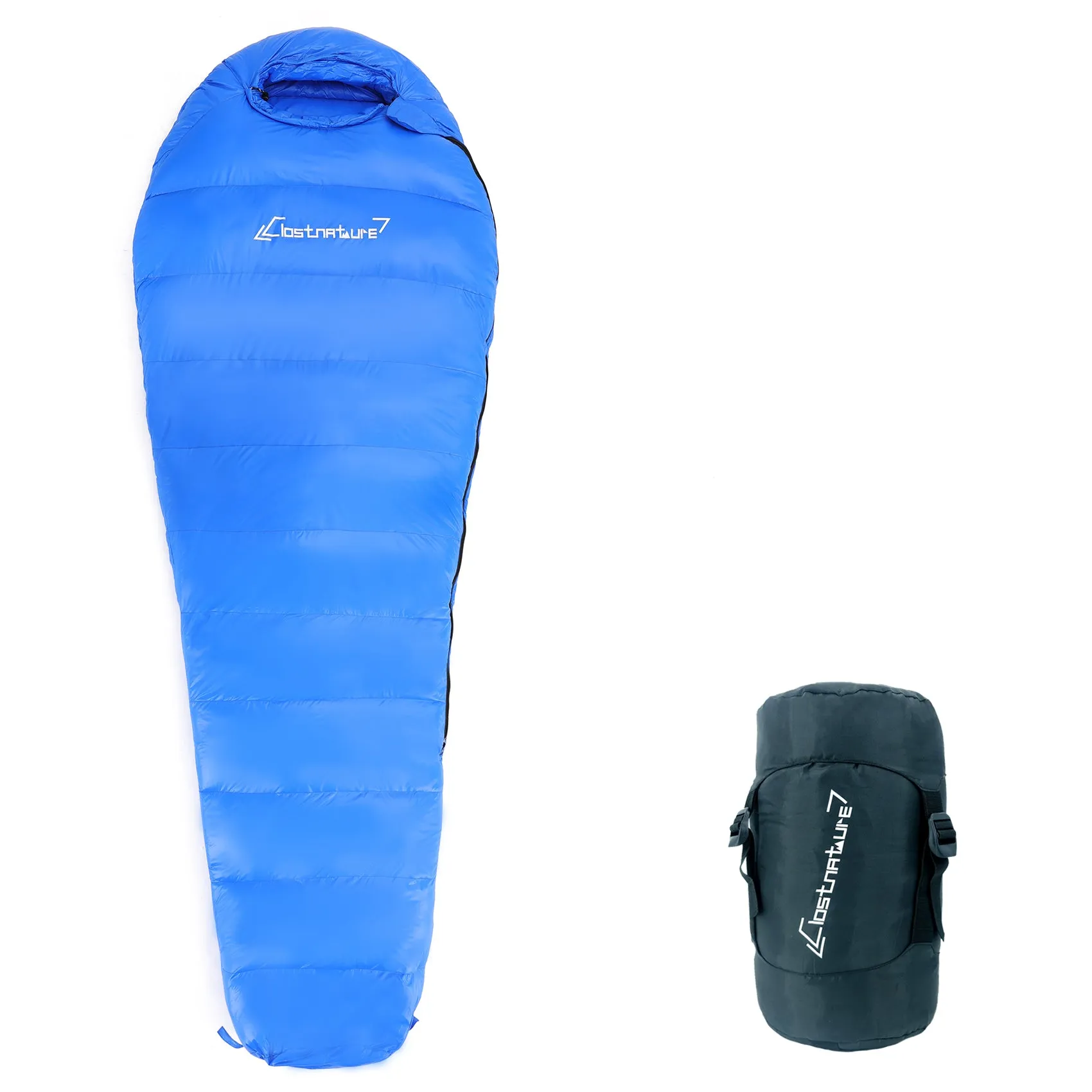 Clostnature Down Backpacking Sleeping Bag - 20D Ultralight Mummy Down Sleeping Bag