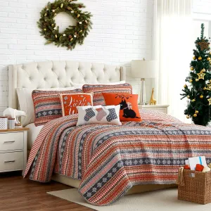 Cozy Cottage 6-Piece Quilt Bedding Set