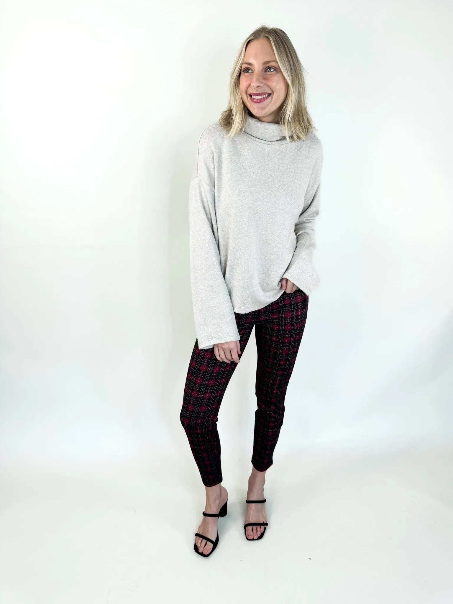 Cozy Lurex Popover Sweater