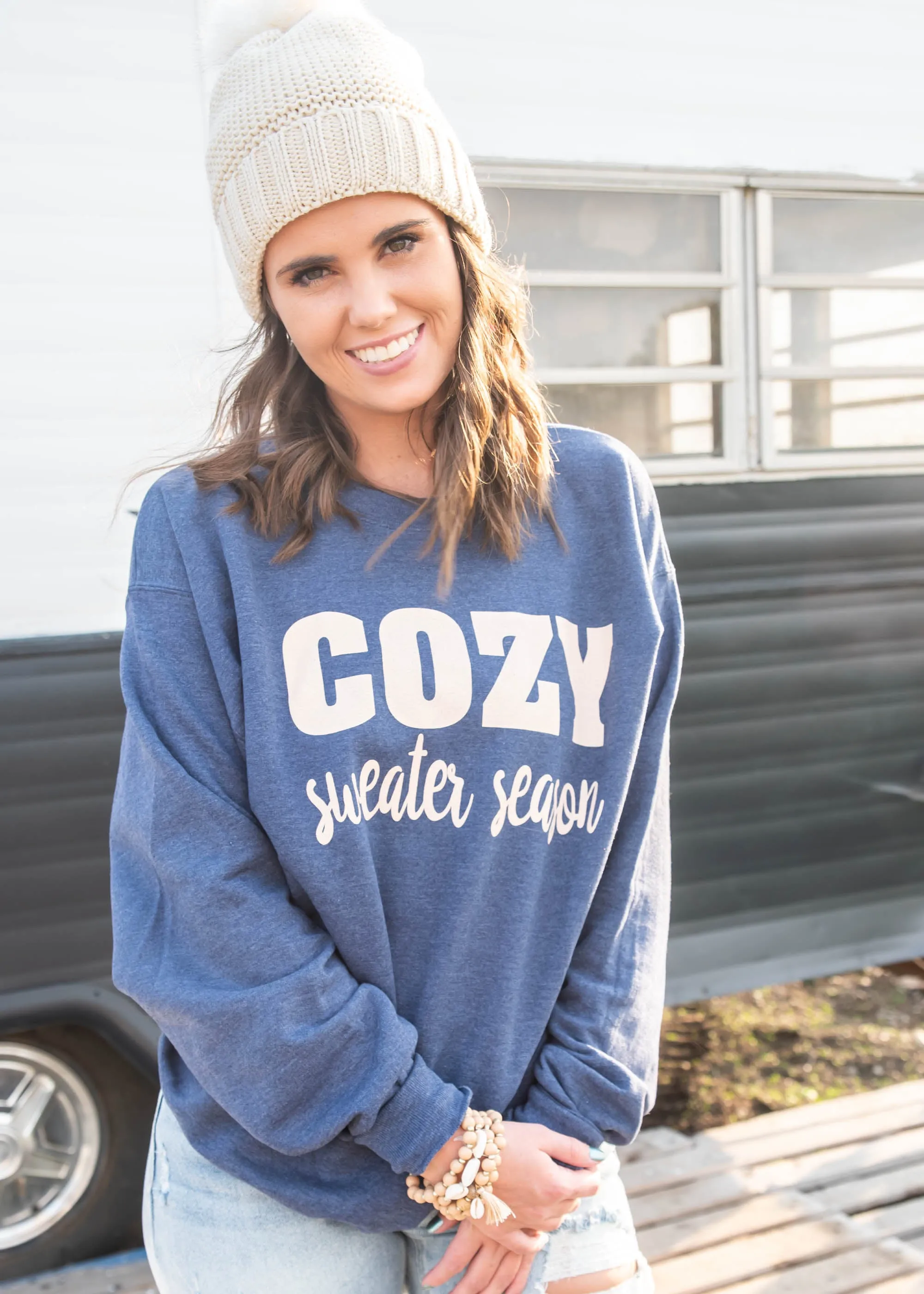 Cozy Sweater Season Sweatshirt**