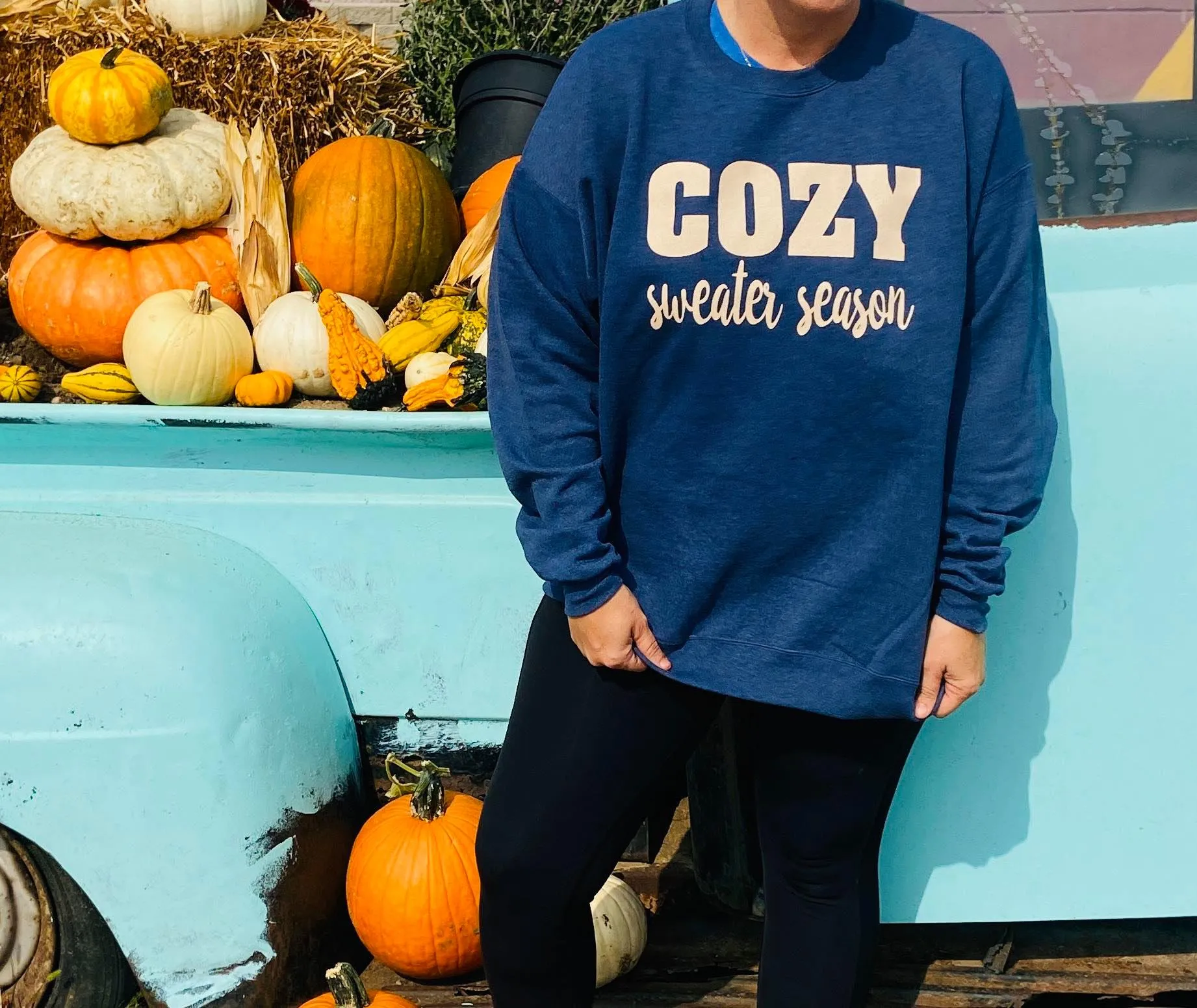 Cozy Sweater Season Sweatshirt**