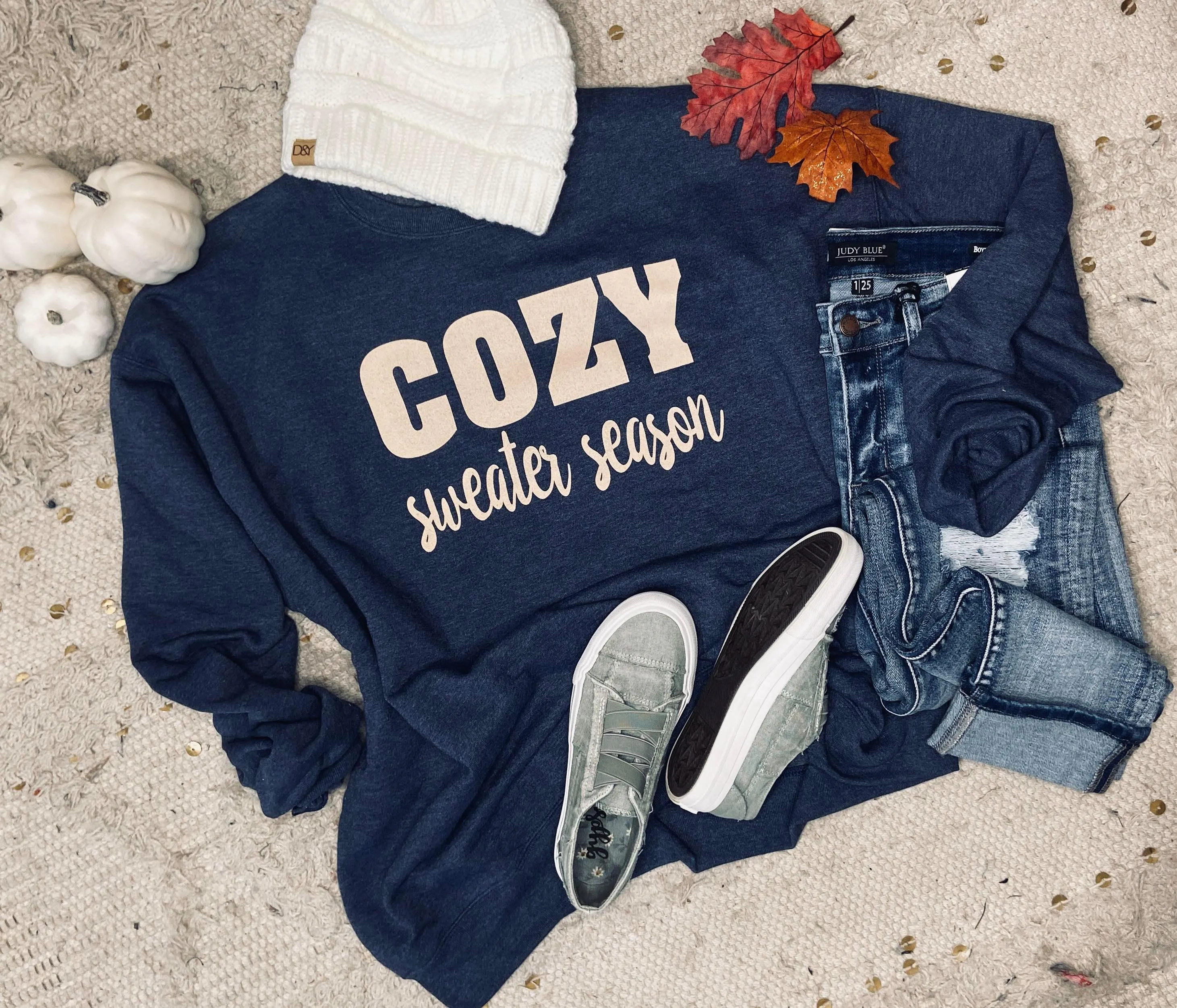 Cozy Sweater Season Sweatshirt**