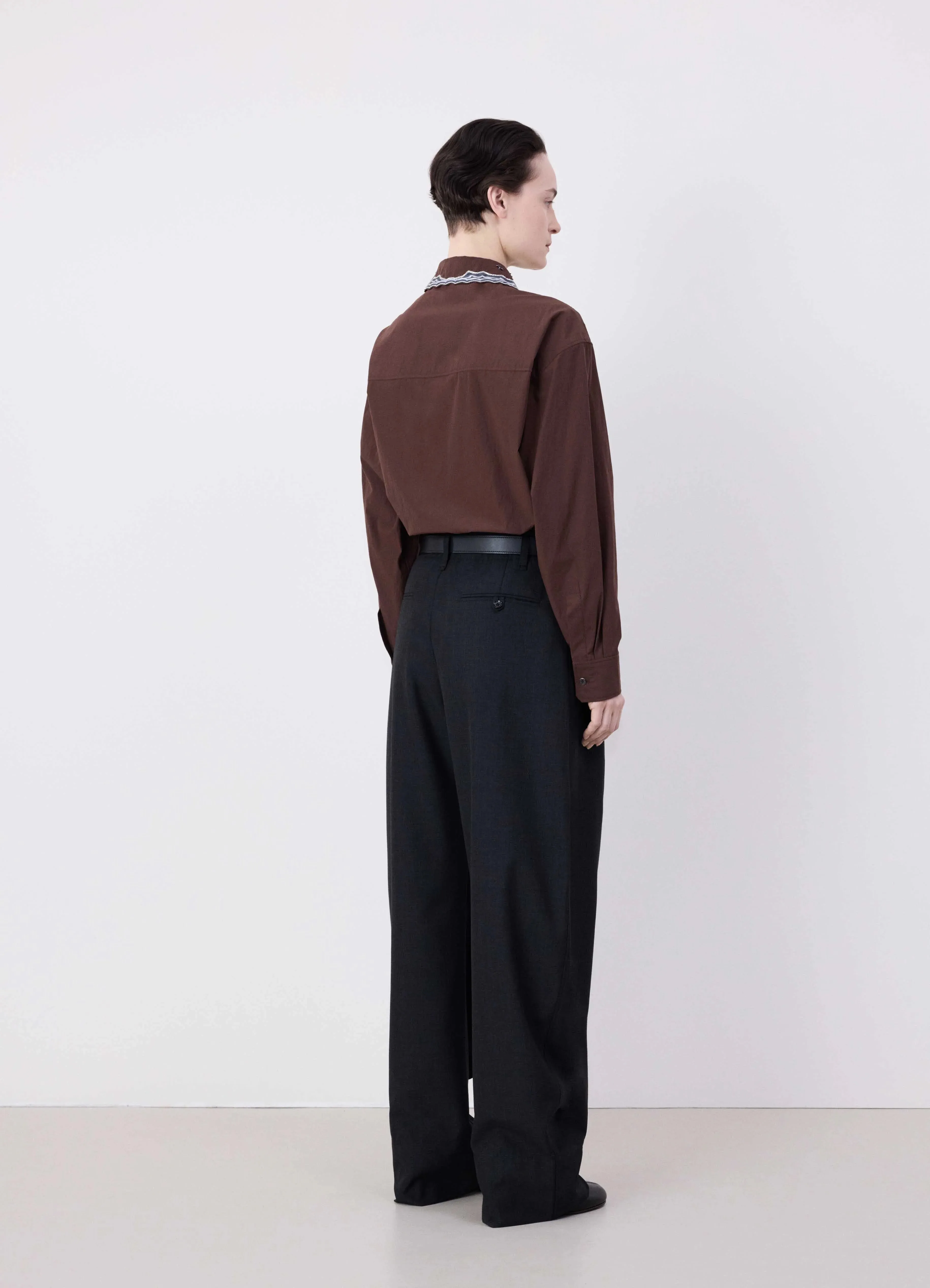 CURVED VOLUME TAILORED PANTS