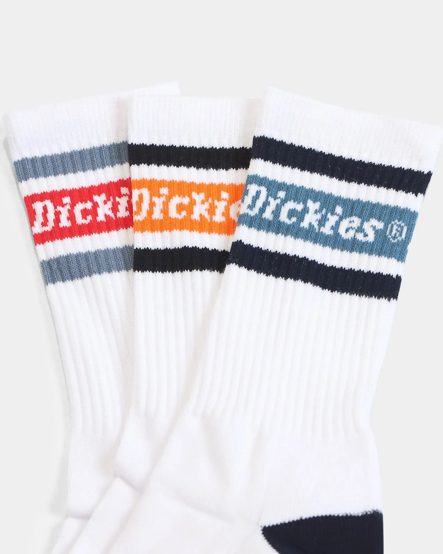 Dickies Madison Heights Socks 3 Pack Multi Coloured