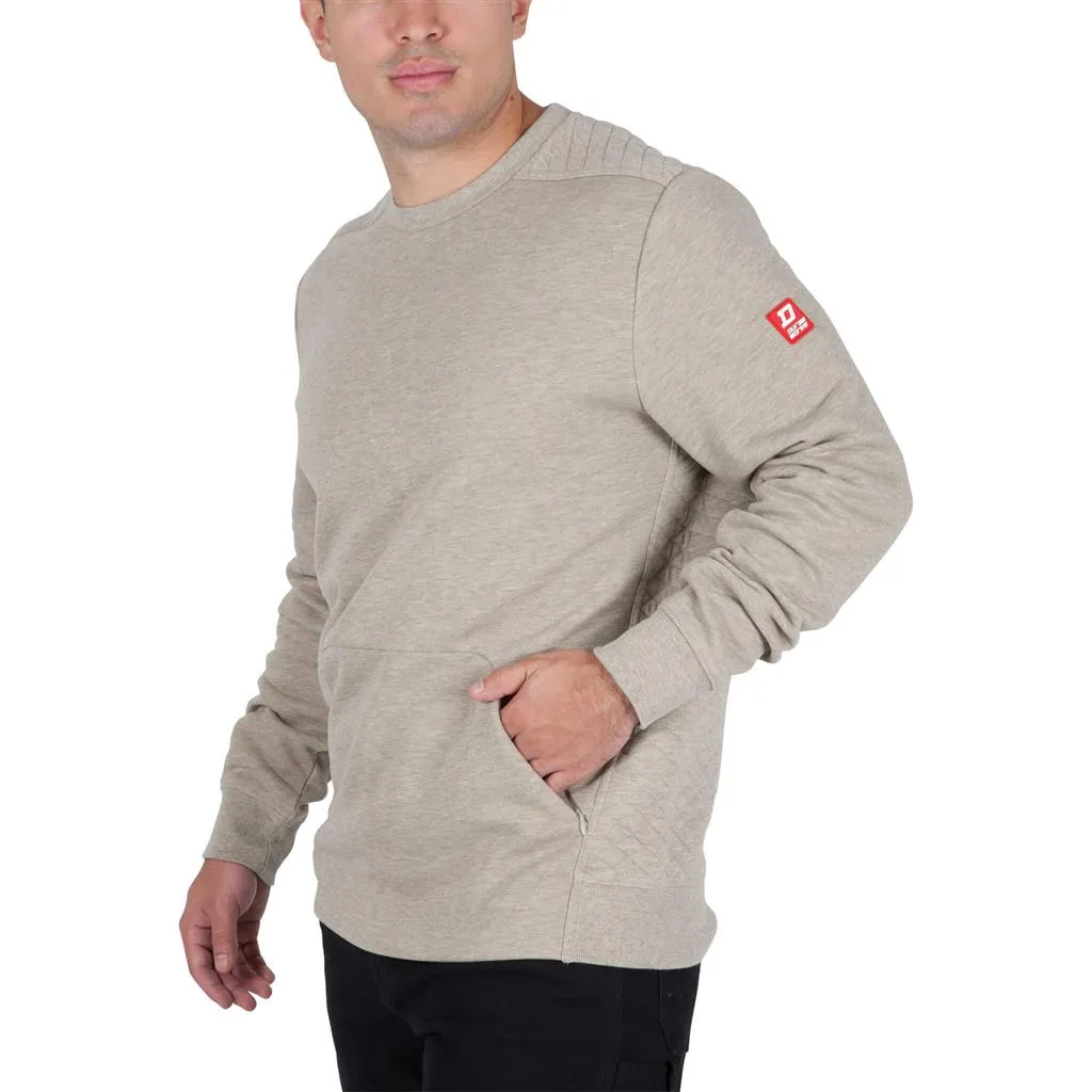 DURADRIVE RED LABEL WEEKEND QUILTED THERMAL CREW NECK L/S TOP