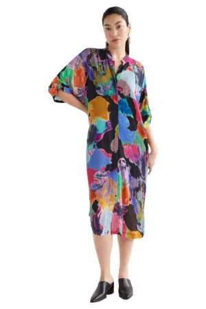 ELK SOMA SHIRT DRESS - REM PRINT