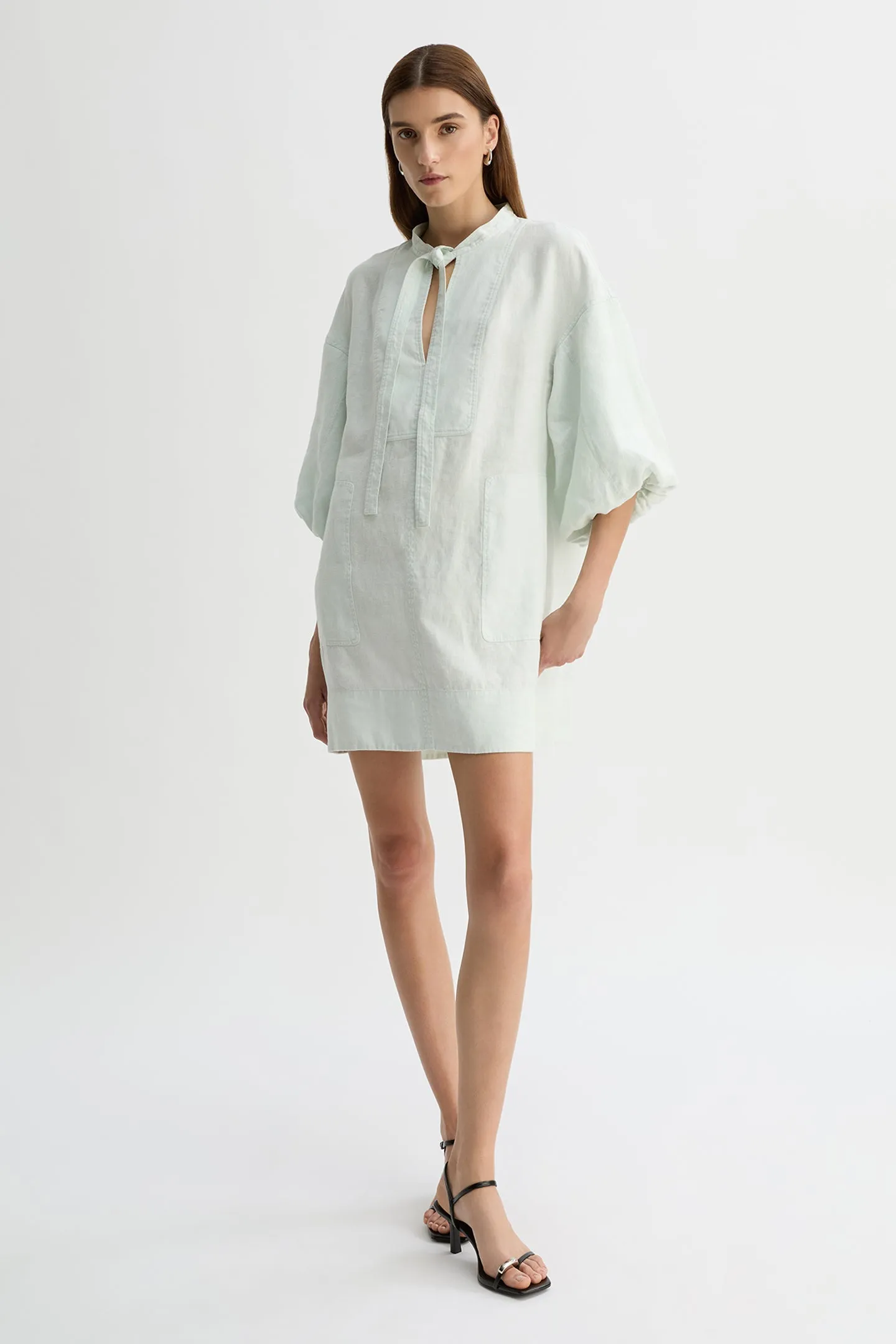 ELOISE LINEN MINI DRESS