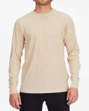 Essential Long Sleeve Thermal - Sand Heather