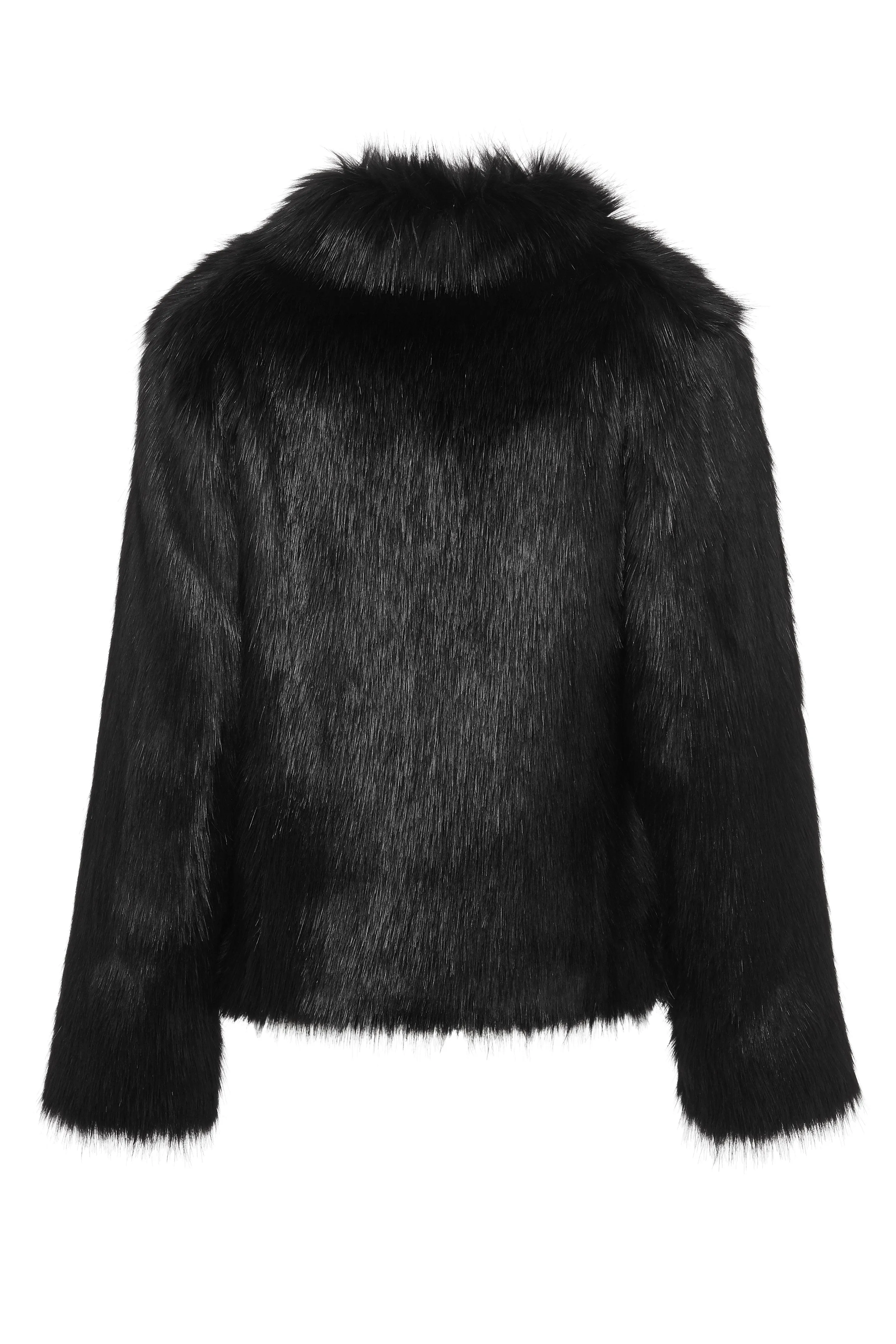 Fur Delish Jacket | Black