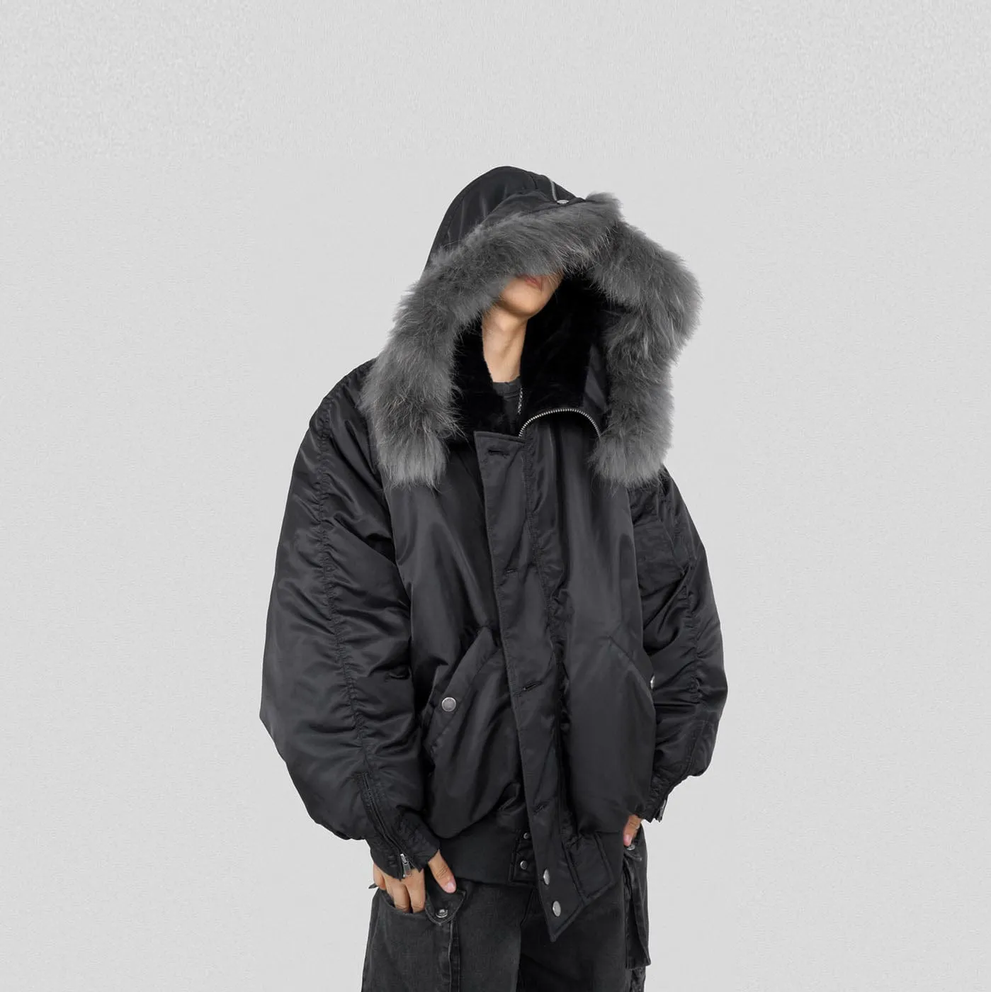 Fur Hood Puffer Jacket