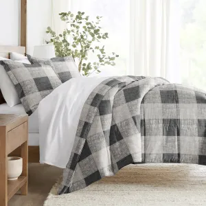 Gingham Down-Alternative Comforter Set