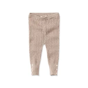 Girl's Cable Knit Sweater Leggings