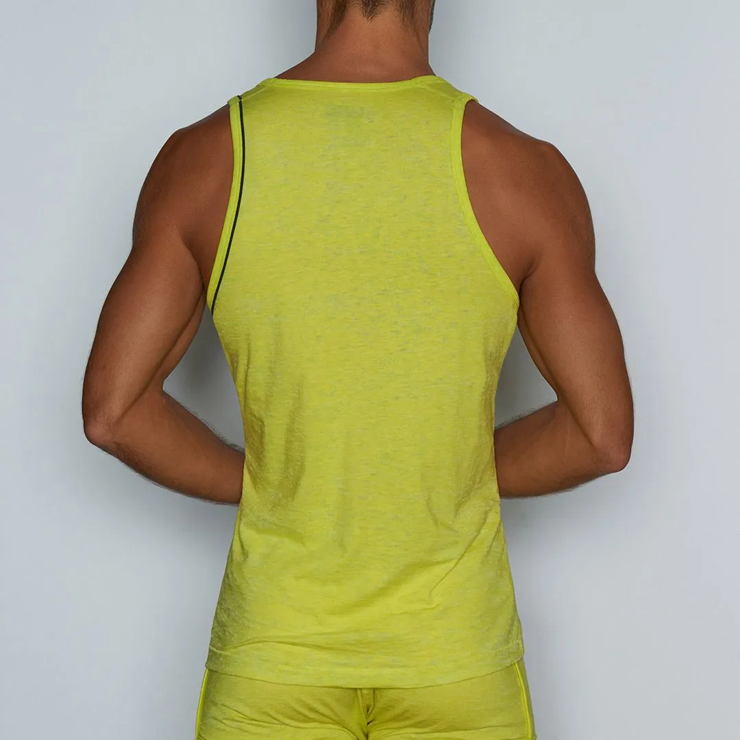 Hand Me Down Relaxed Tank Yash Yellow Heather