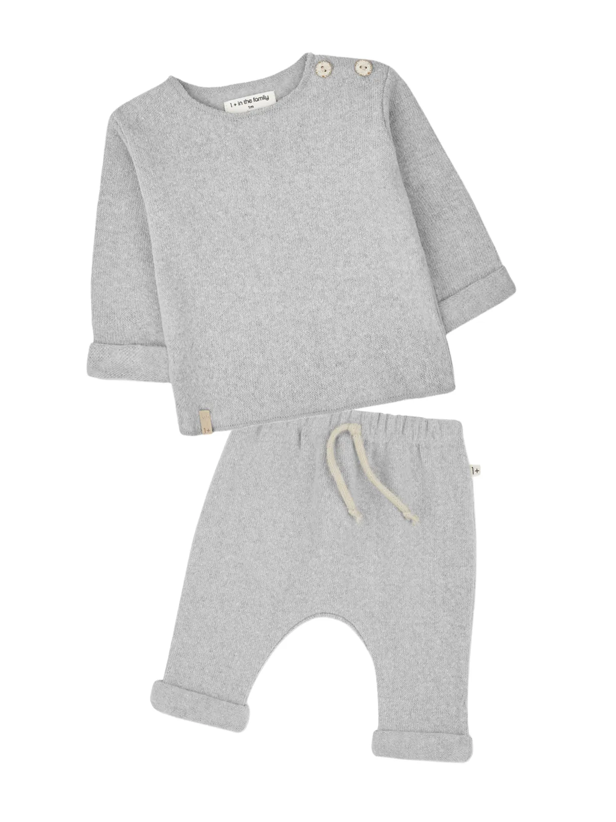 Heathered Cuffed Sweat Set