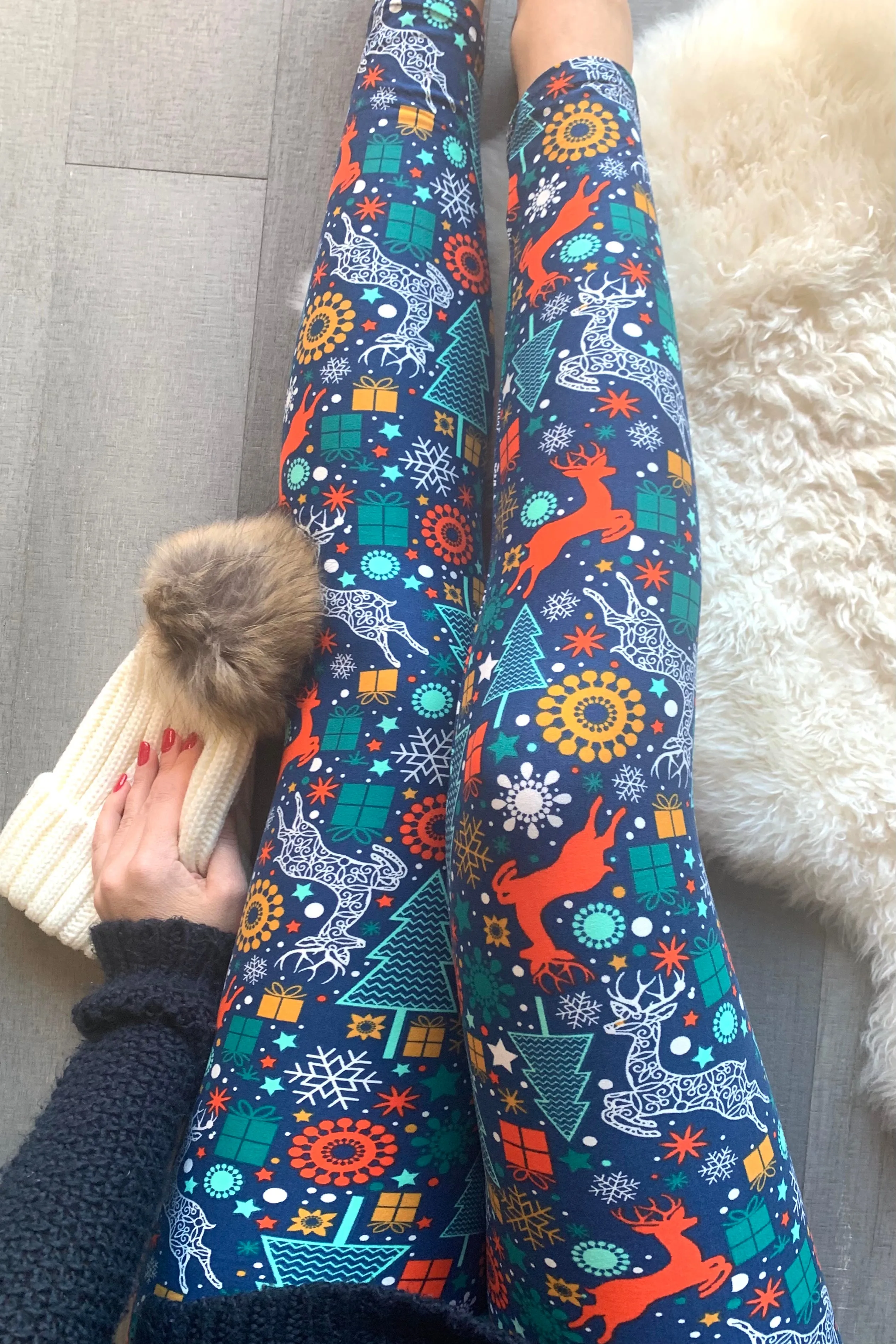 Holiday Print Leggings