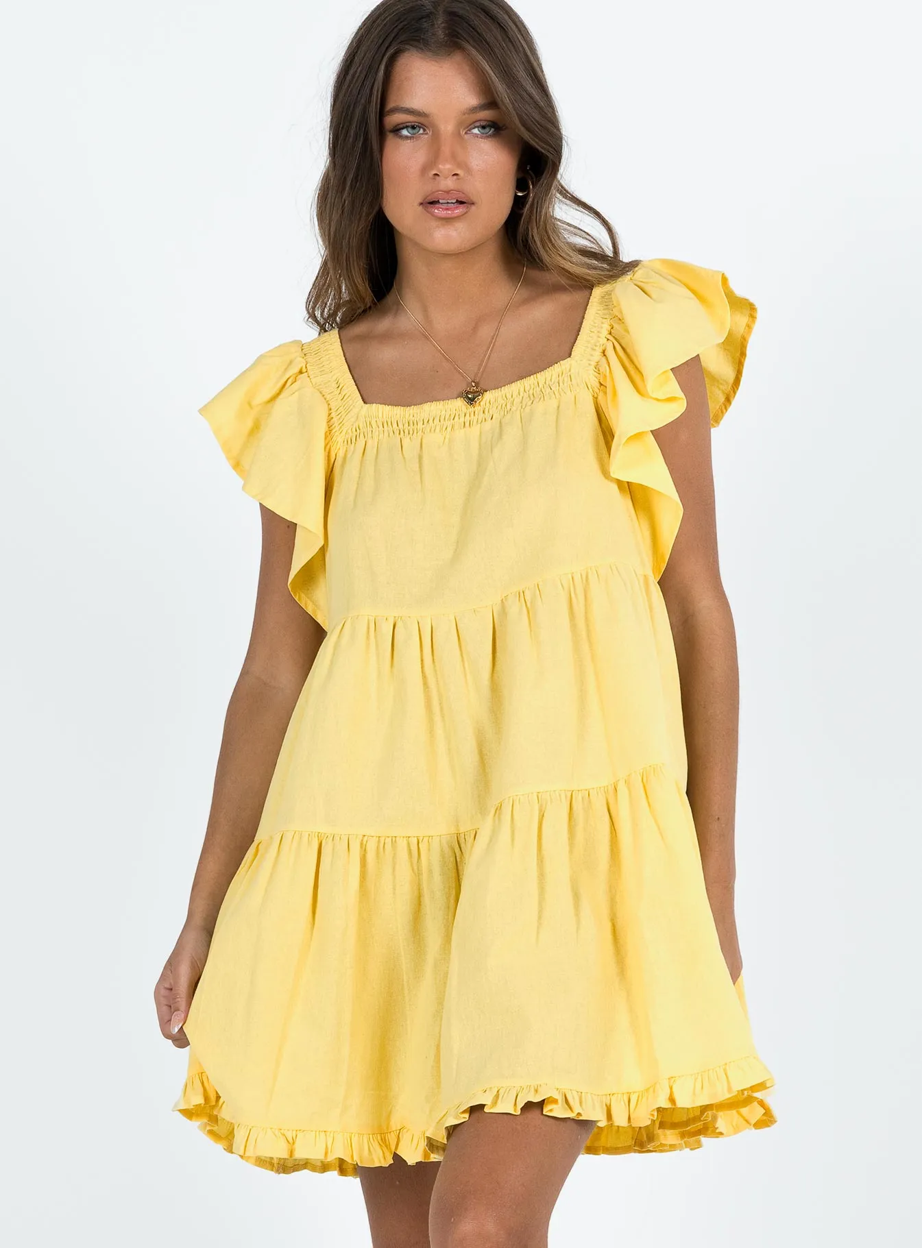 Jayson Mini Dress Yellow