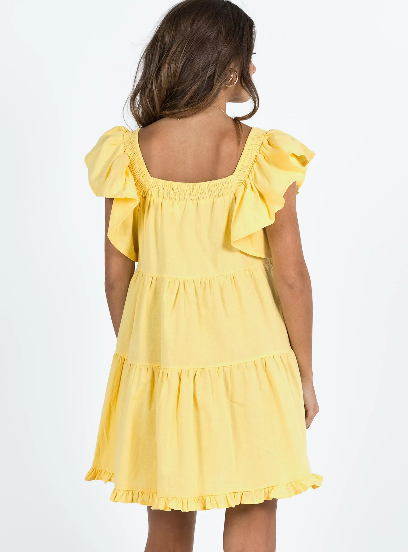 Jayson Mini Dress Yellow