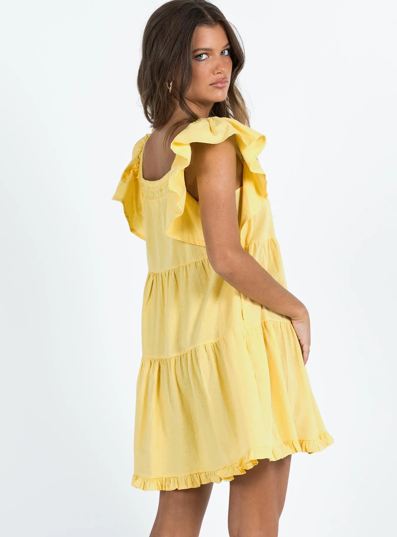 Jayson Mini Dress Yellow