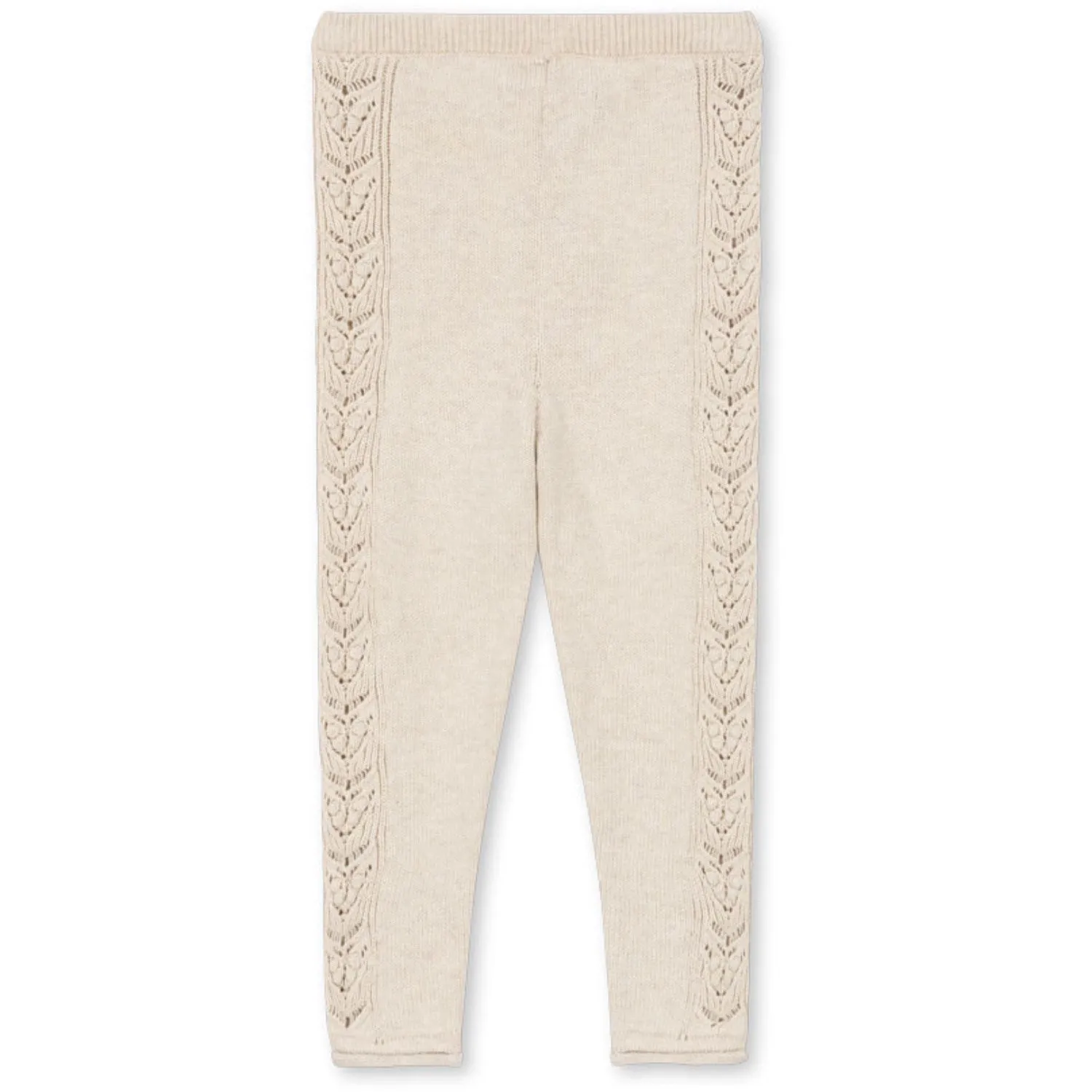 Konges Sløjd Off White Melange Cabby Knit Pants