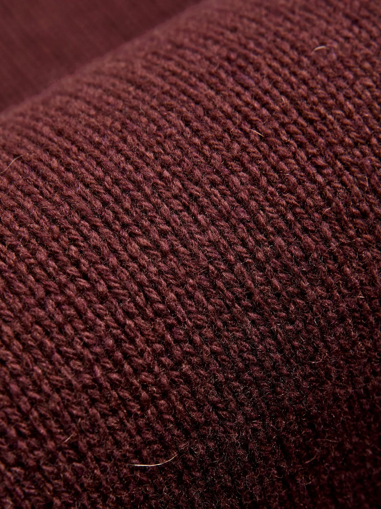 LOCC01 "Good Basics" Relaxed Fit Merino Cashmere Knit Sweater in Bark Brown