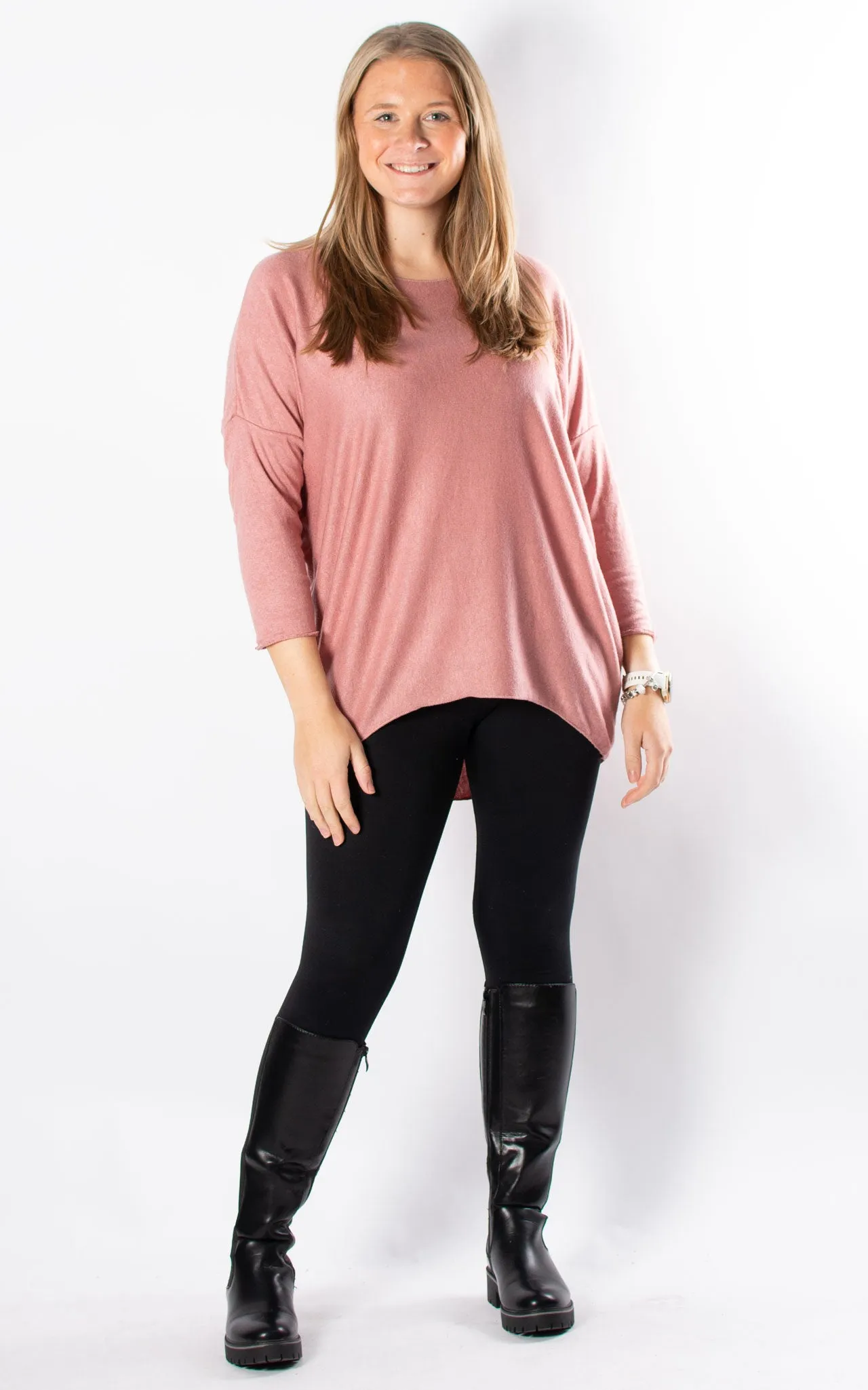 Lola Soft Knit | Dusky Pink