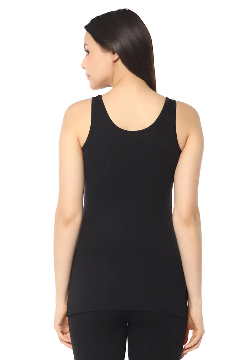 LuxeHeat Thermal Vest - Black