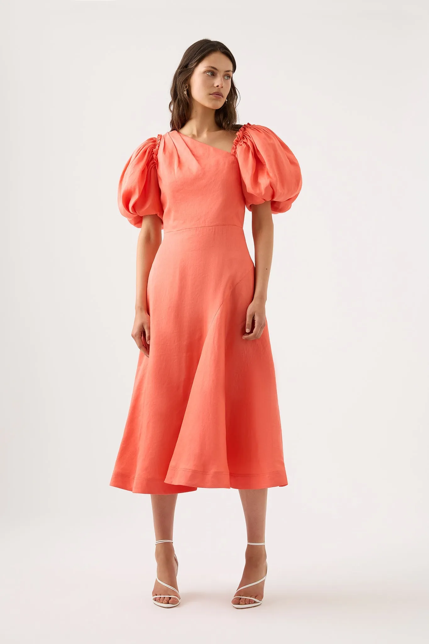 Maia Off Shoulder Midi Dress