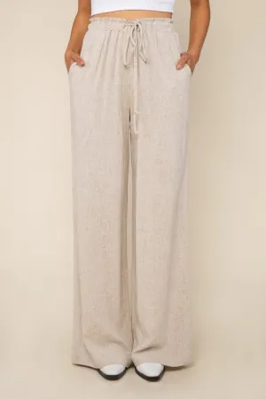 No Less Than Linen Pants - Natural