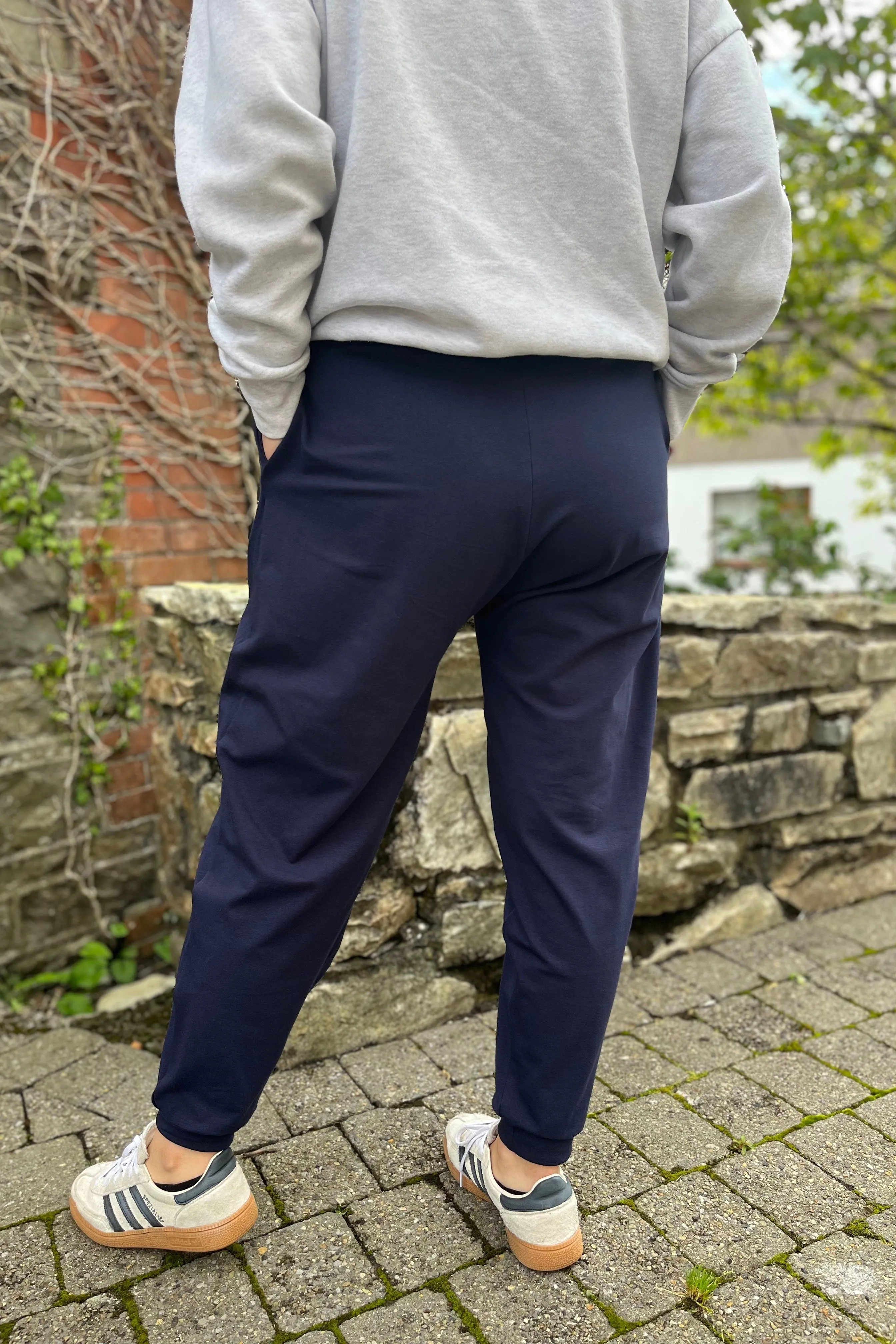 OBG Willows - Organic Cotton Slacks in Navy