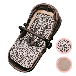 OiOi Reversible Cozy Fleece Pram Liner - Leopard