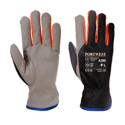 Portwest Wintershield Winter Work Fleece Lined Work Glove-A280