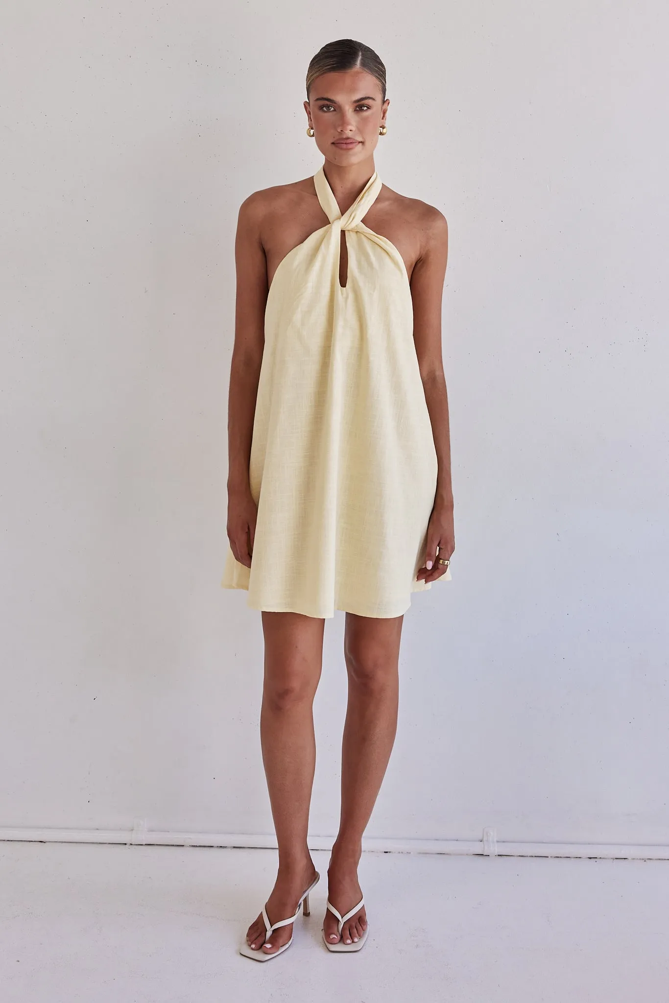 Reese Mini Dress (Yellow)