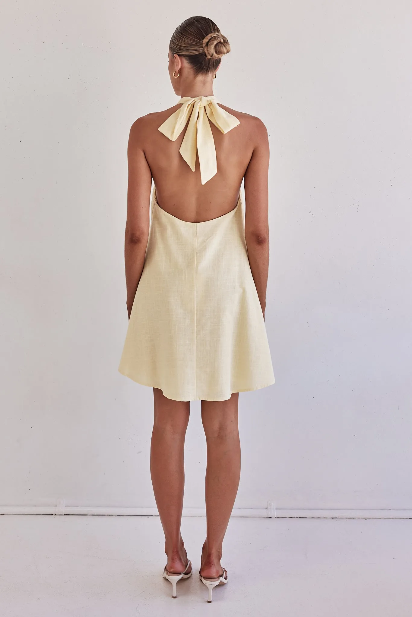 Reese Mini Dress (Yellow)