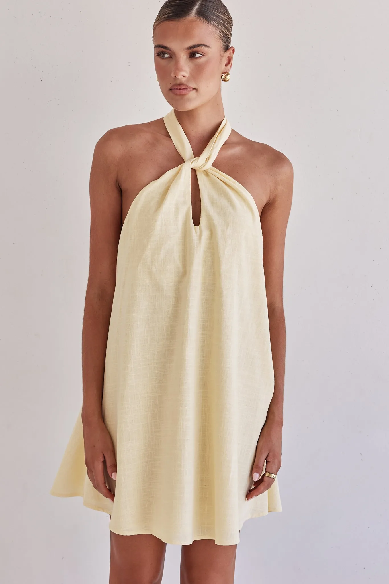 Reese Mini Dress (Yellow)